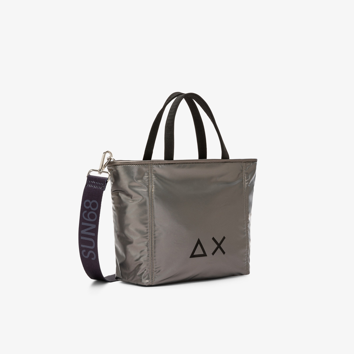 Jacqueline Laminated shopper SILVER