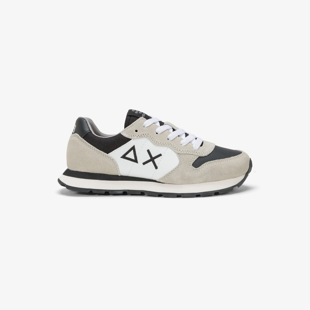 Sneaker Boy's Tom Color in nylon, suede e pelle BIANCO
