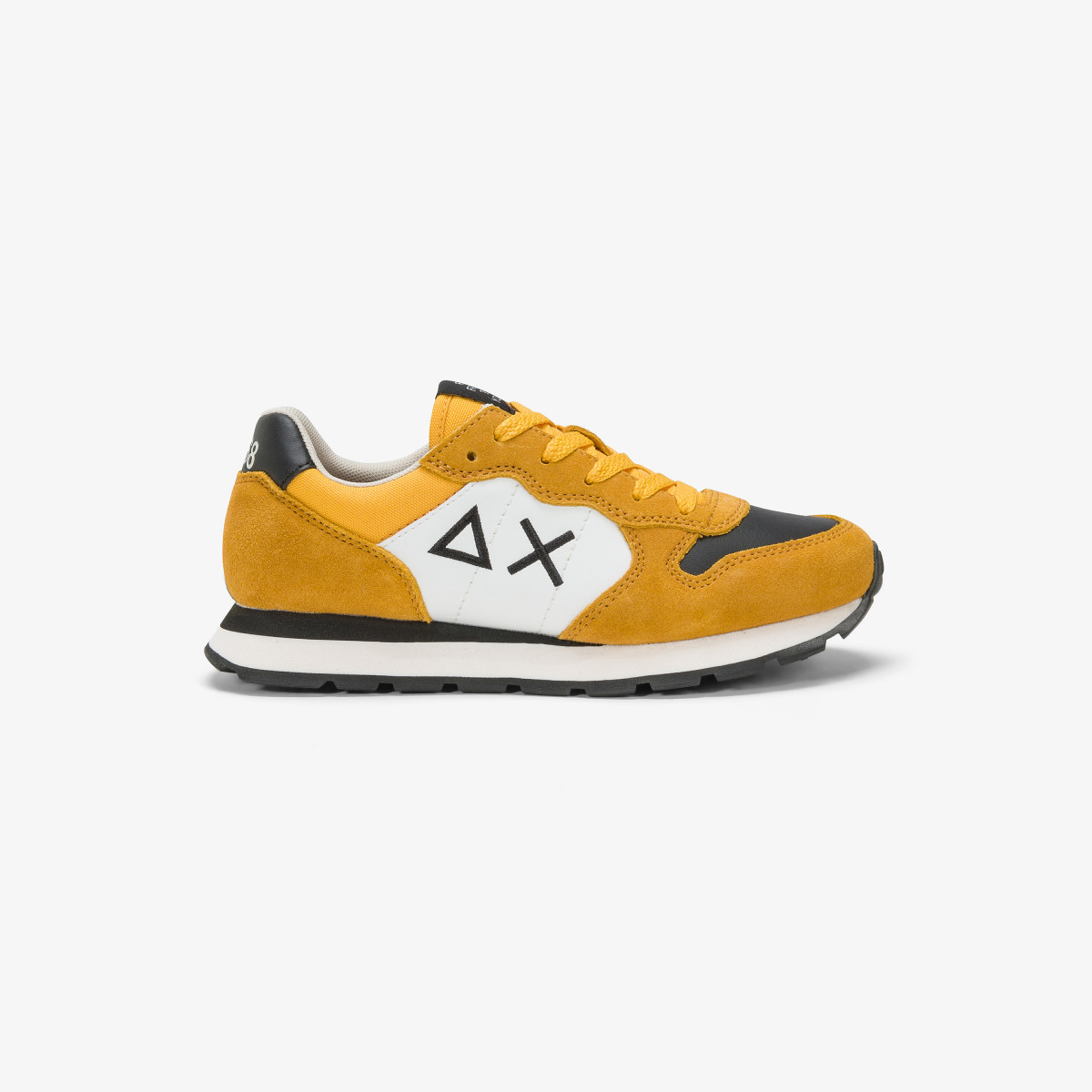 Sneaker Boy's Tom Color in nylon, suede e pelle GIALLO