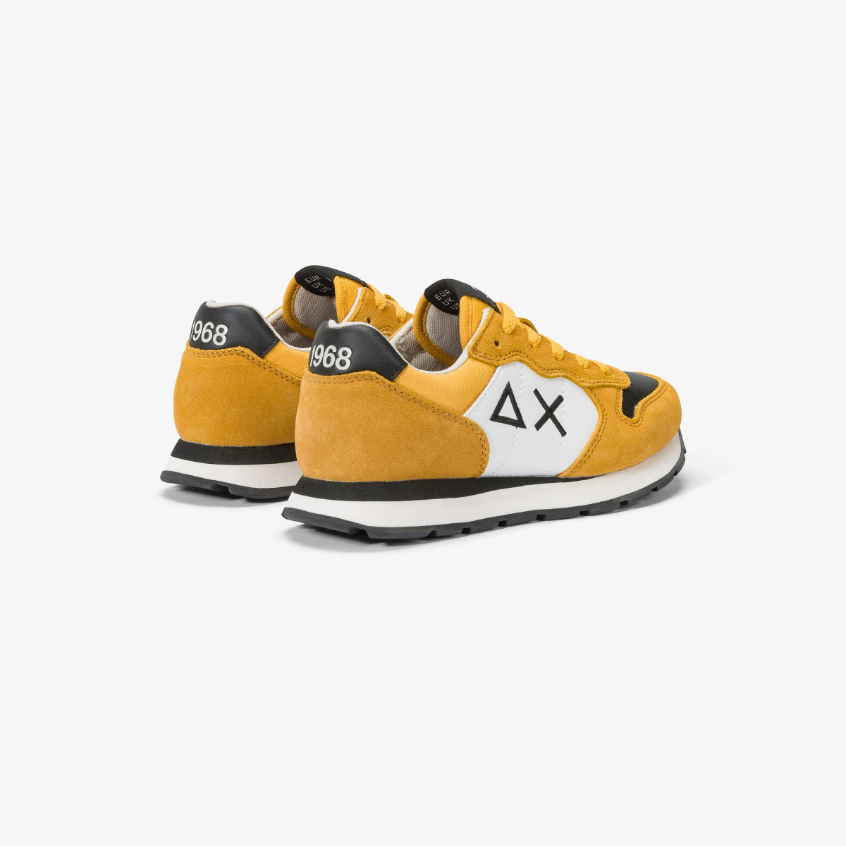 Sneaker Boy's Tom Color in nylon, suede e pelle GIALLO