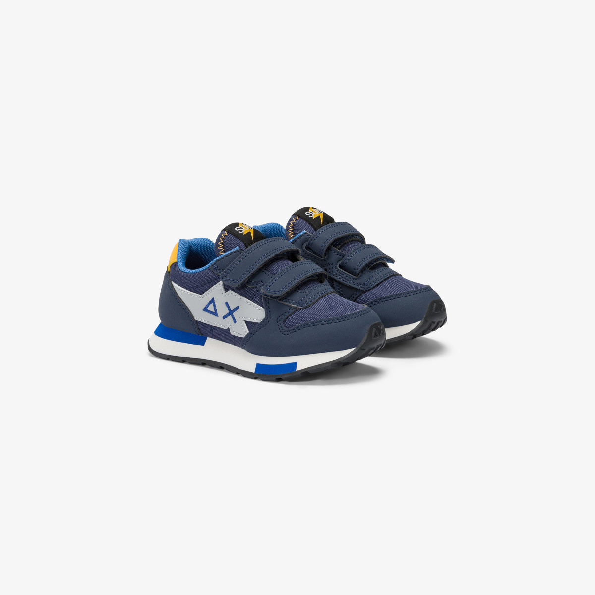 Sneaker Boy's Niki in nylon e microfibra NAVY BLUE