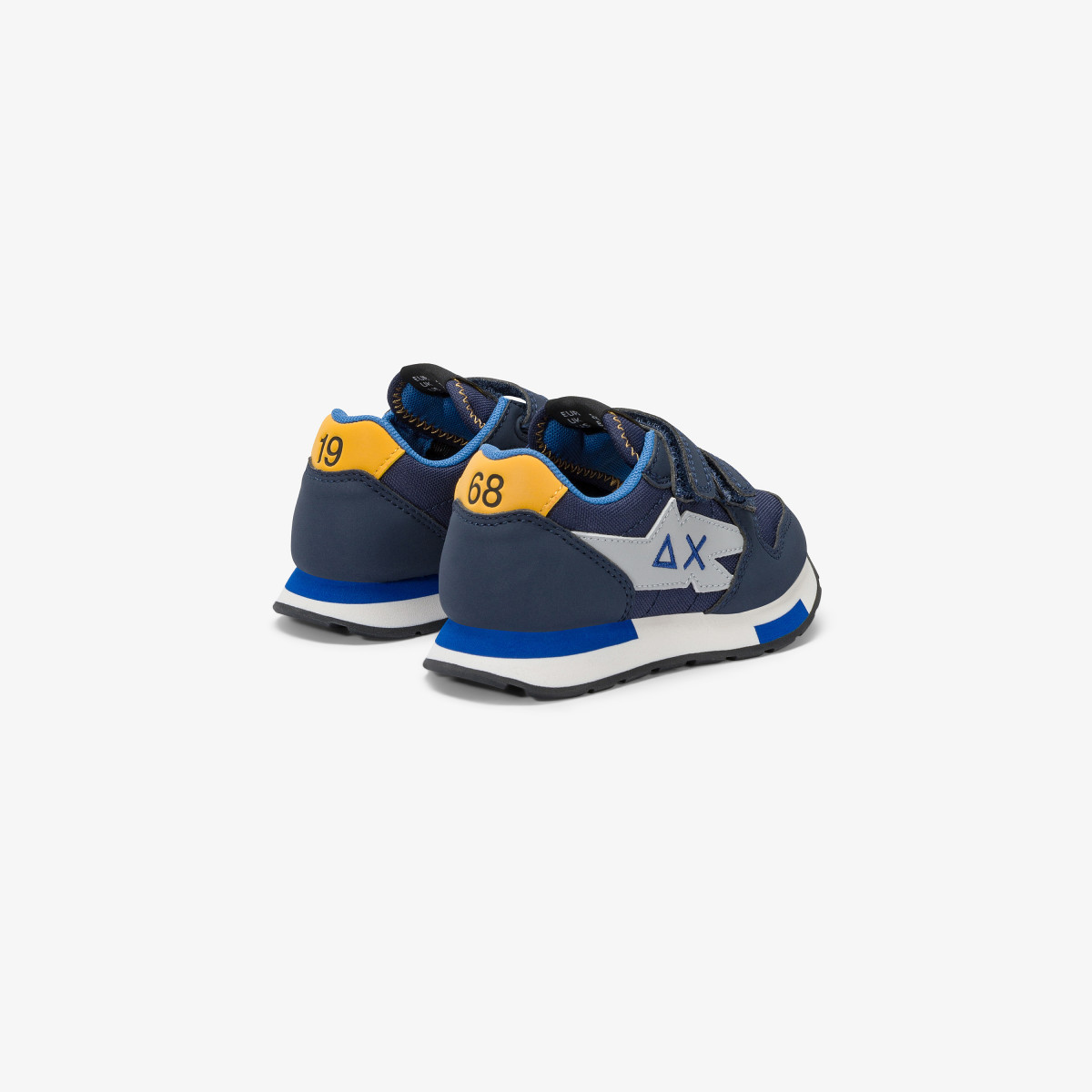 Sneaker Boy's Niki in nylon e microfibra NAVY BLUE
