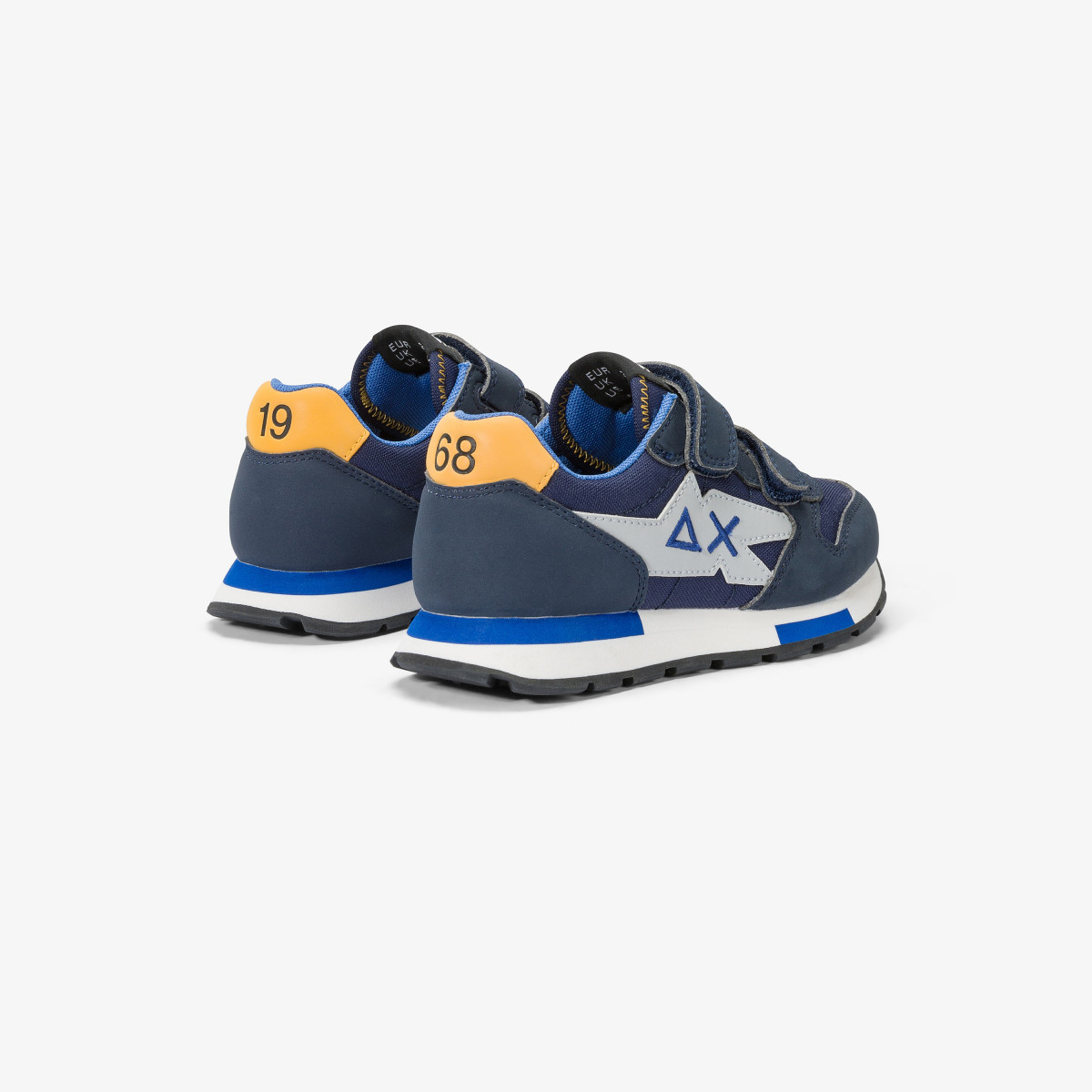 Boys’ Niki nylon and microfibre sneaker NAVY BLUE