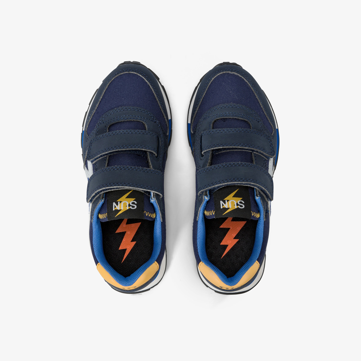 Boys’ Niki nylon and microfibre sneaker NAVY BLUE