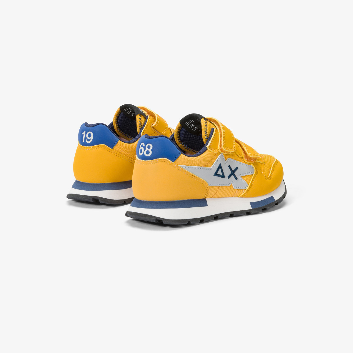 Boys’ Niki nylon and microfibre sneaker YELLOW