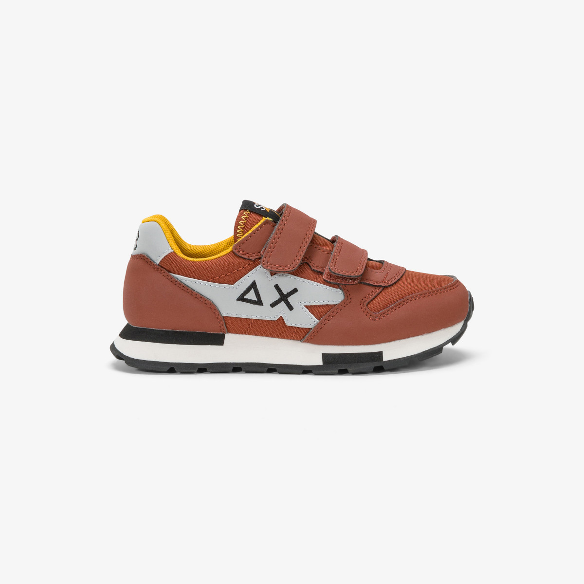 Sneaker Boy's Niki in nylon e microfibra RUST