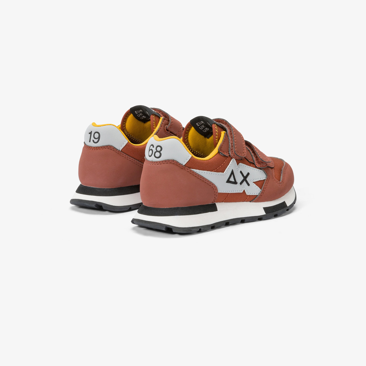 Sneaker Boy's Niki in nylon e microfibra RUST