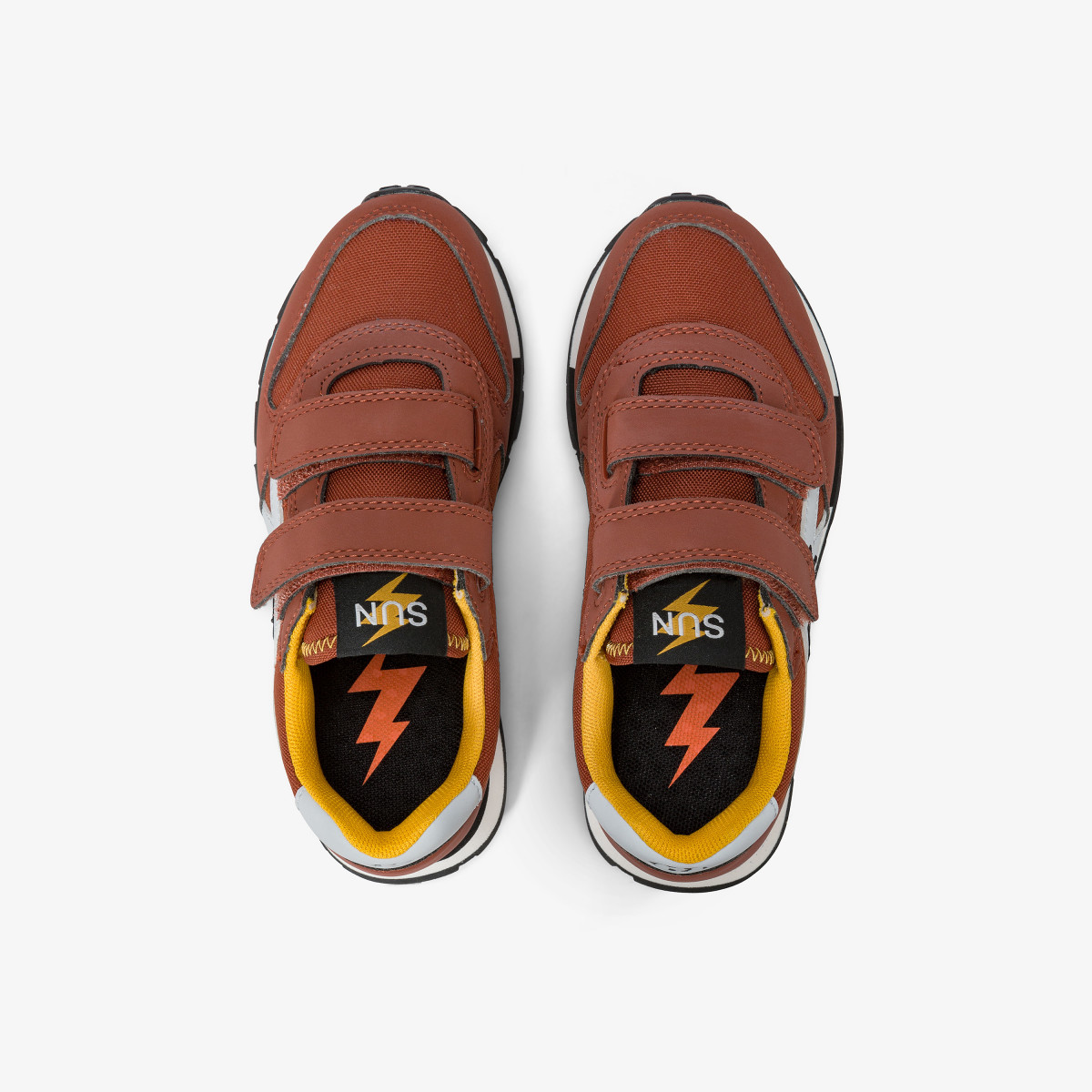 Sneaker Boy's Niki in nylon e microfibra RUST
