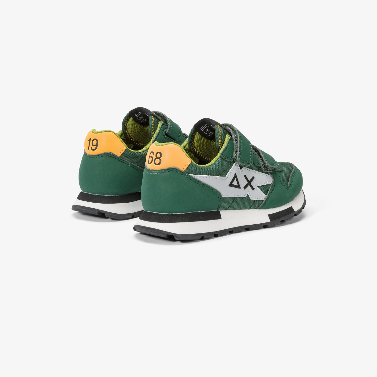 Sneaker Boy's Niki in nylon e microfibra VERDE SCURO