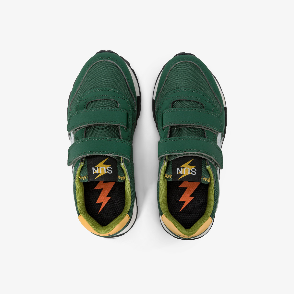 Sneaker Boy's Niki in nylon e microfibra VERDE SCURO