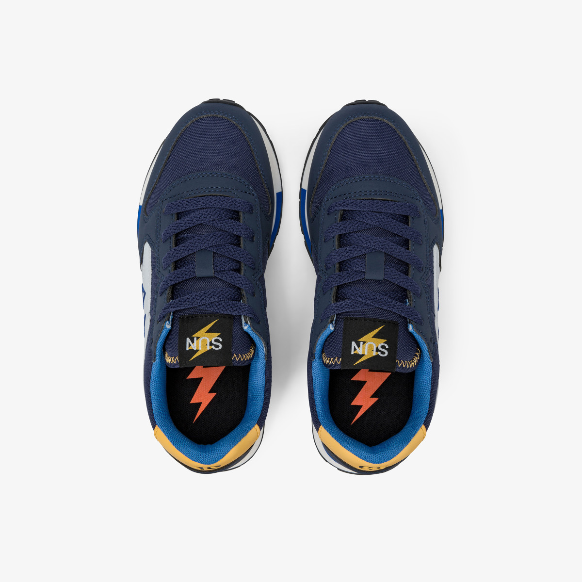 Sneaker Boy's Niki in nylon e microfibra NAVY BLUE