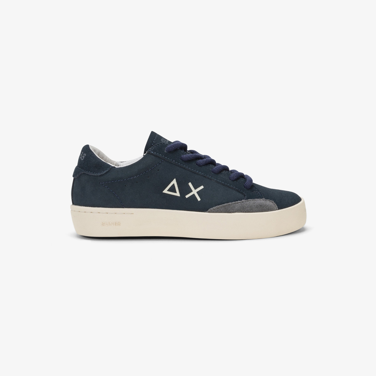 Boys’ Street suede sneaker NAVY BLUE