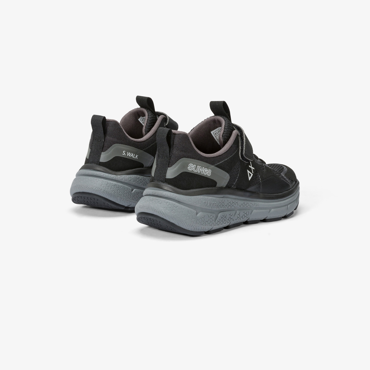 Sneaker Boy's Jupiter Sporty in mesh NERO
