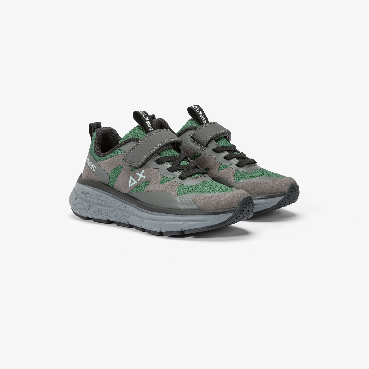 Boys’ Jupiter Sporty mesh sneaker DARK GREEN
