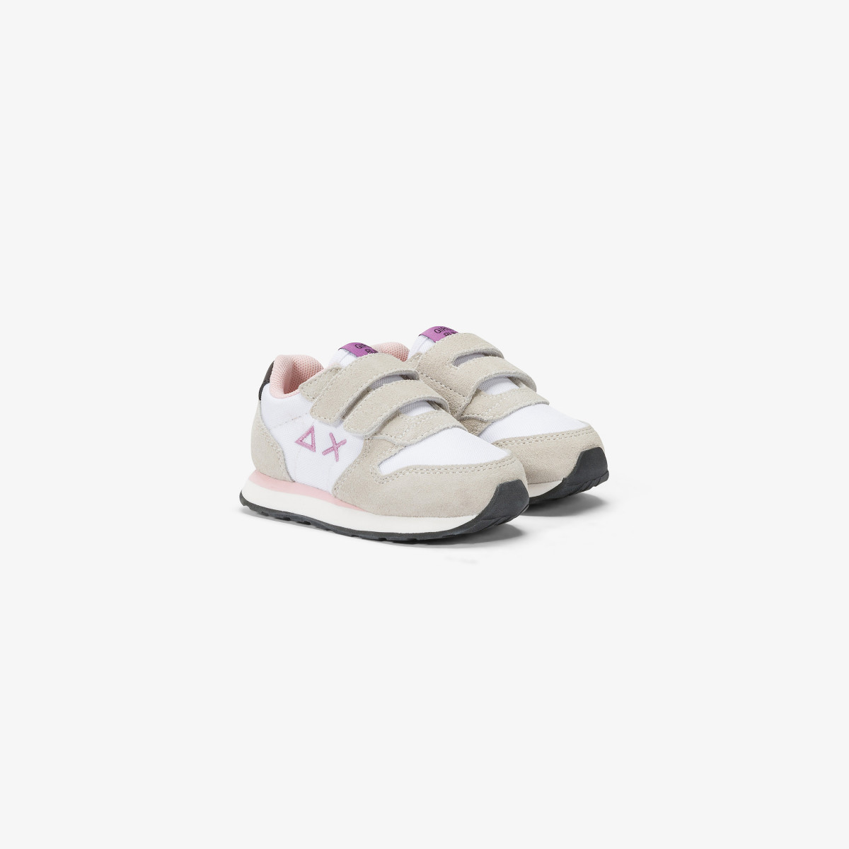 GIRL'S ALLY SOLID NYLON (FIRST STEP) WHITE