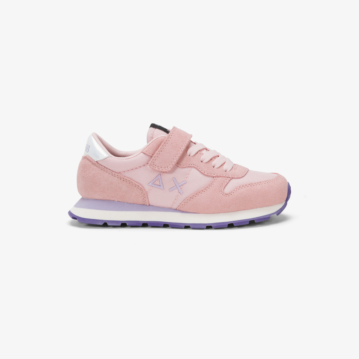 Girls’ Ally nylon and suede sneaker PINK