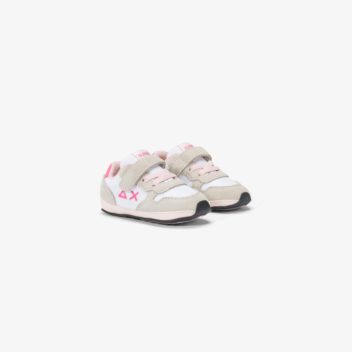 GIRL'S ALLY SOLID NYLON (NEW BORN) WHITE