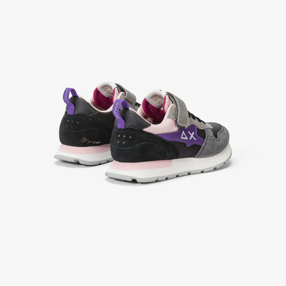 Sun 68 Sneaker Girl's Stargirl Multicolor In Nylon E Suede - Scarpe