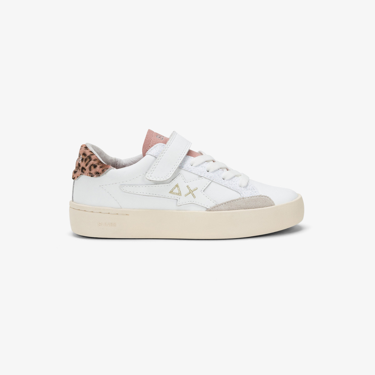 Sun 68 Sneaker Girl's Katy In Pelle - Scarpe