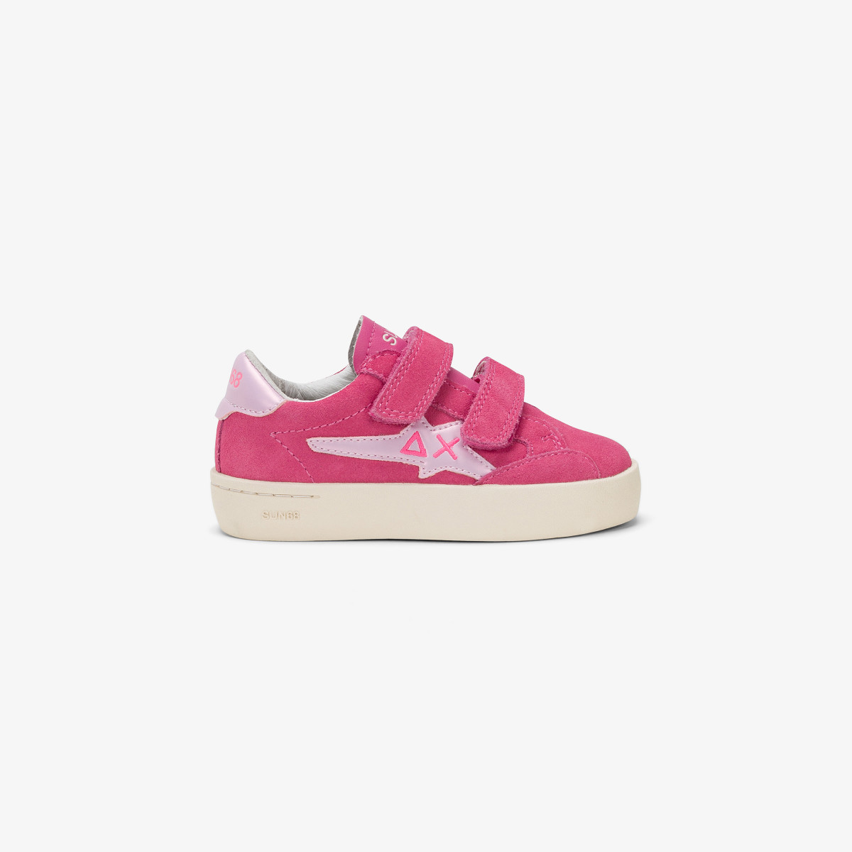 Girls’ Big Katy suede sneaker FUXIA