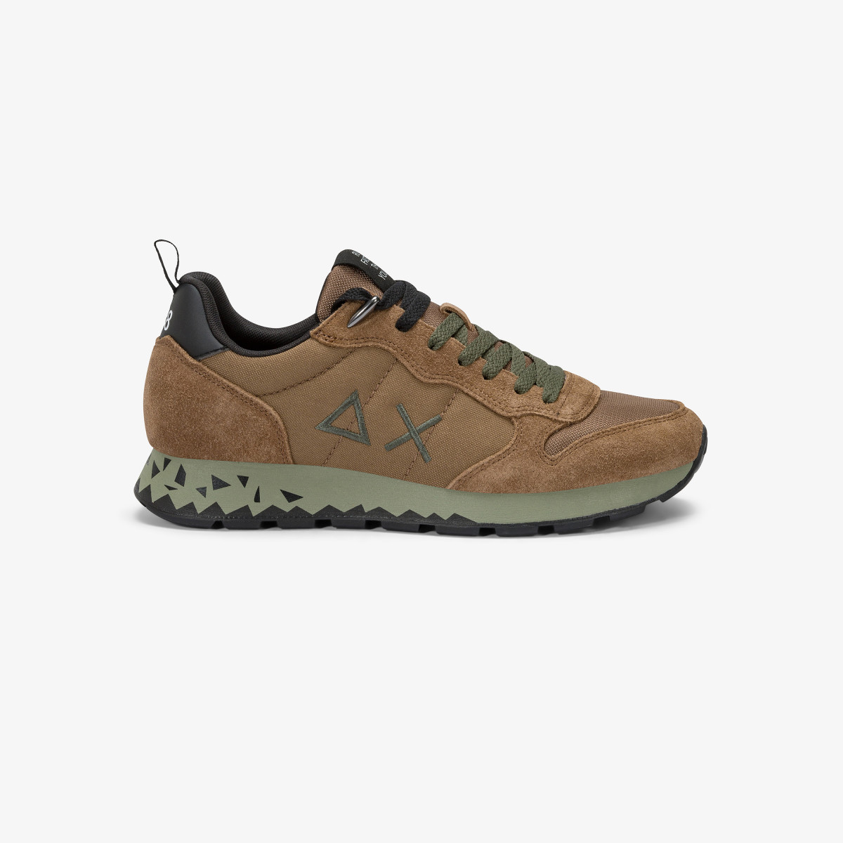 Fox Tom Snake nylon and suede sneaker