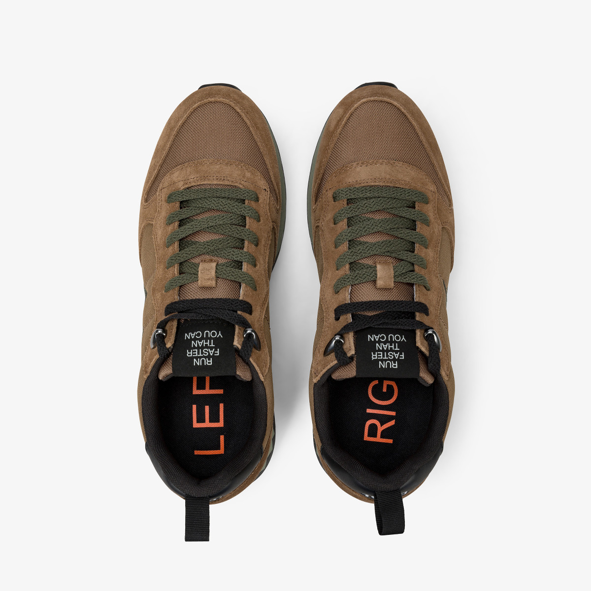 Fox Tom Snake nylon and suede sneaker