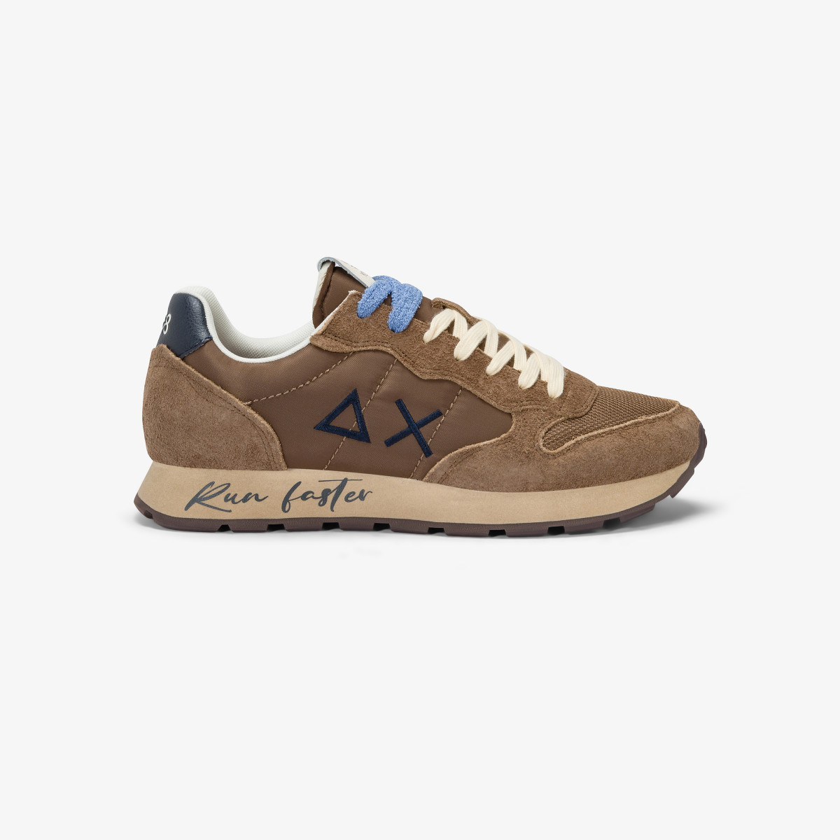 Fox Tom Vintage nylon and suede sneaker
