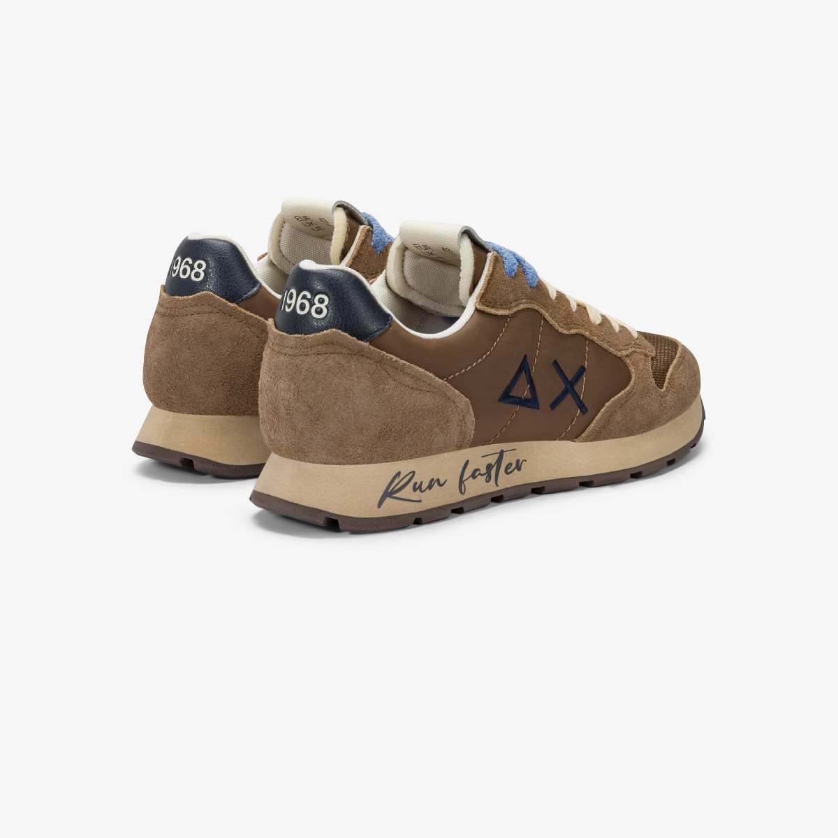 Fox Tom Vintage nylon and suede sneaker