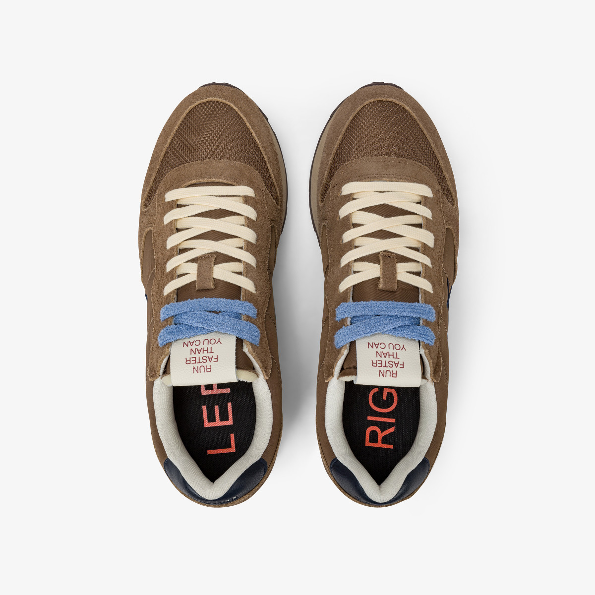 Fox Tom Vintage nylon and suede sneaker