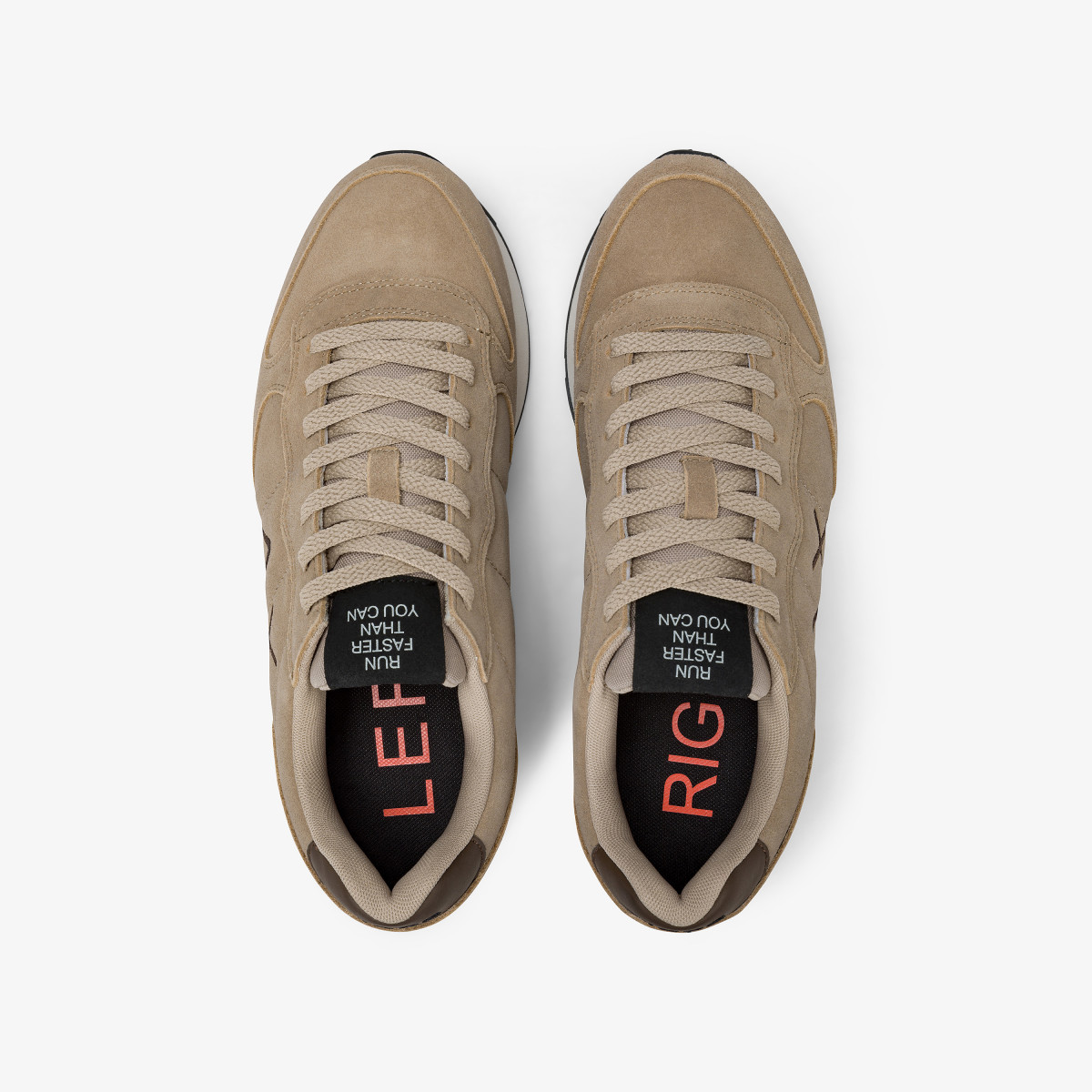 Dark beige Tom suede sneaker
