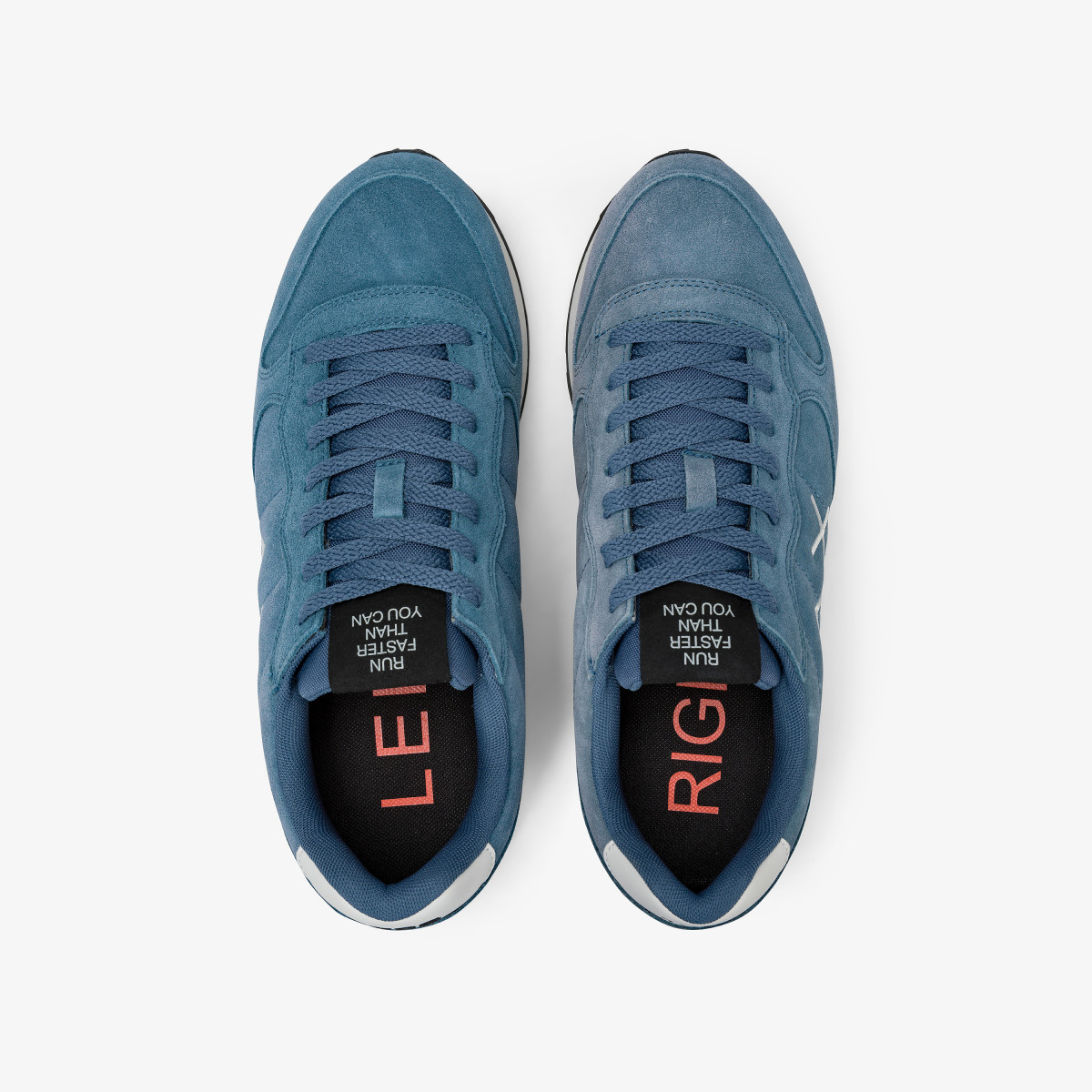 Sneaker Tom in suede avio scuro