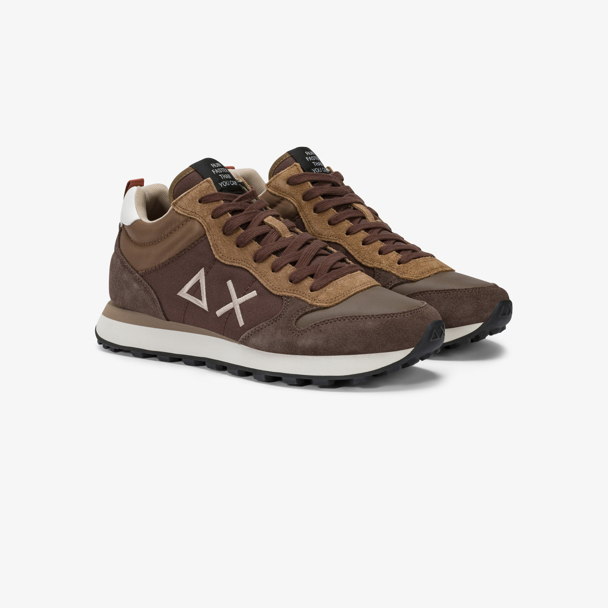 Sneaker Tom 2.0 Solid in nylon e suede marrone