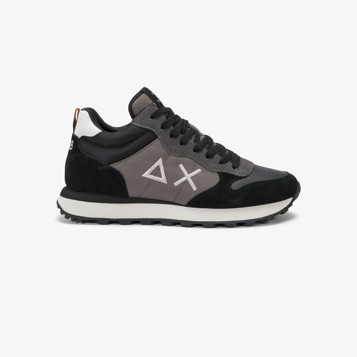 Sneaker Tom 2.0 Solid in nylon e suede nero