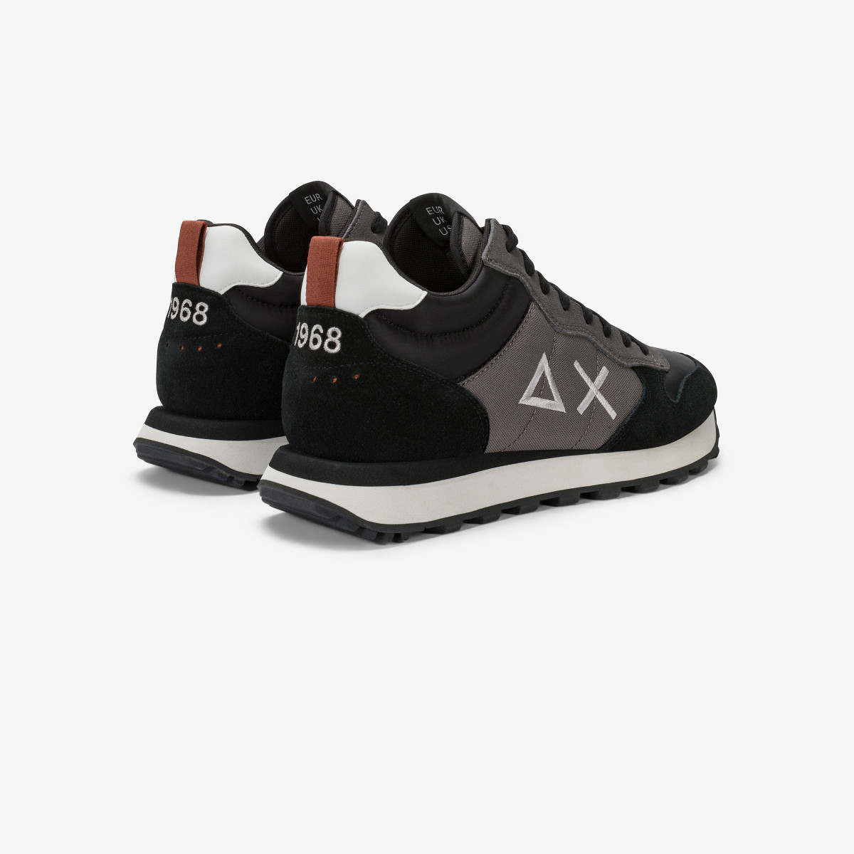 Sneaker Tom 2.0 Solid in nylon e suede nero