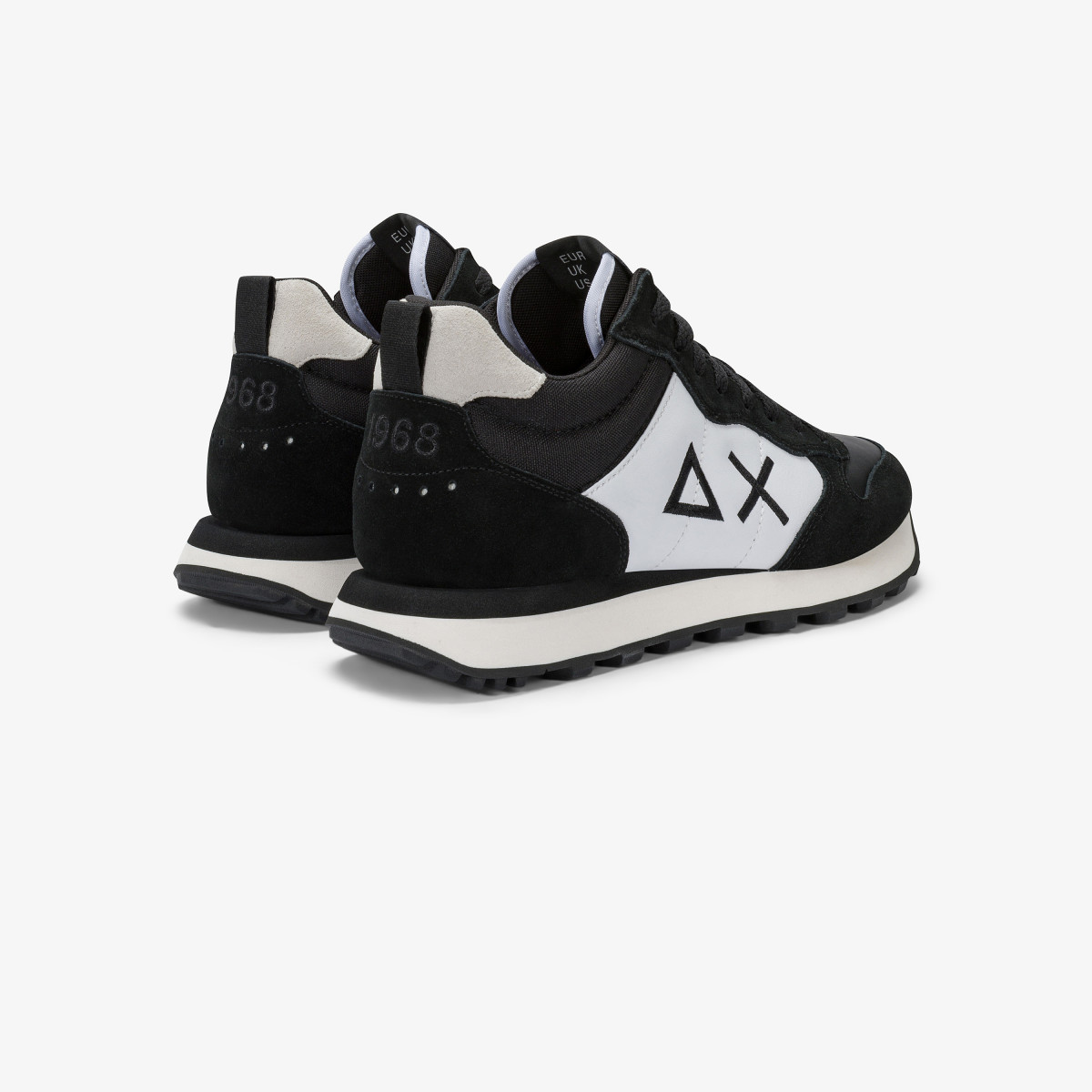 Sneaker Tom 2.0 Color in PU e suede nero