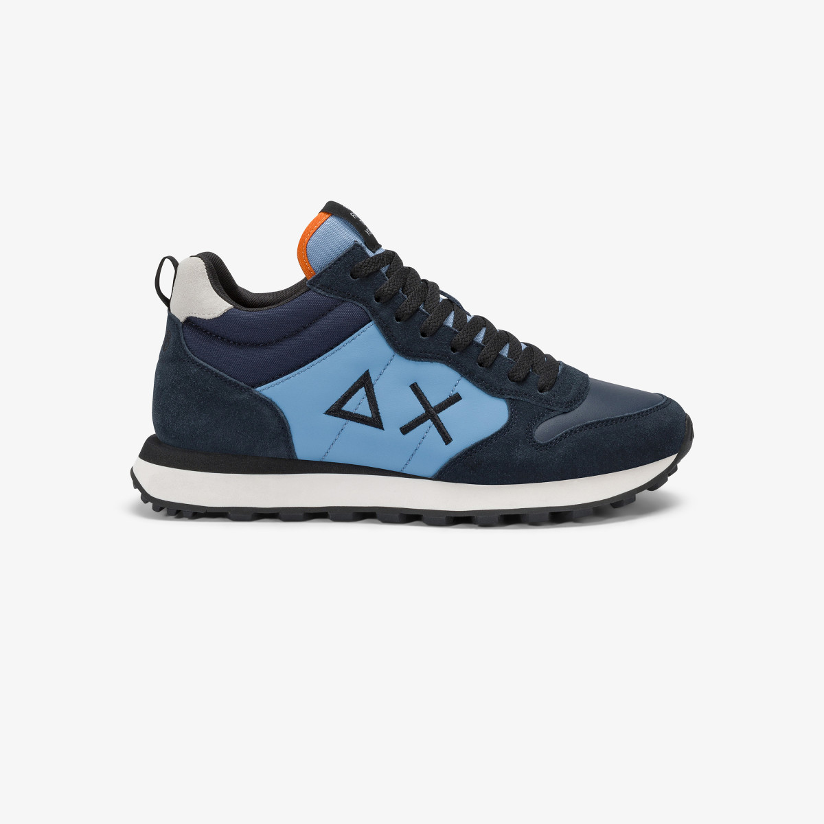 Dark avio Tom 2.0 Color pu and suede sneaker