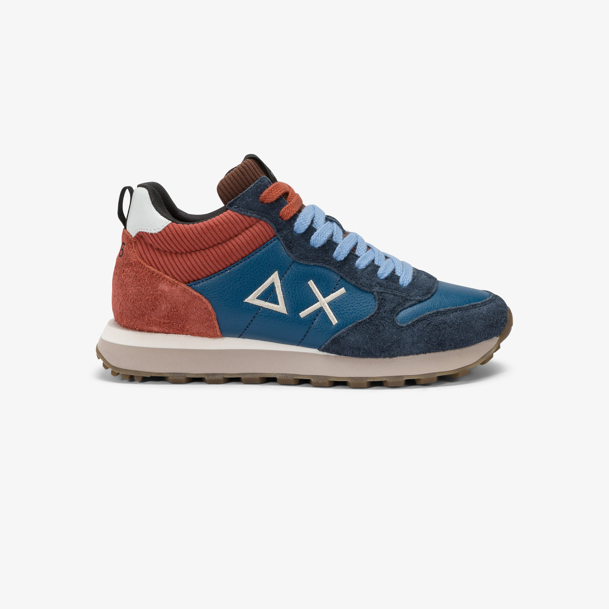 Sneaker Tom 2.0 Winter in pelle e suede petrolio