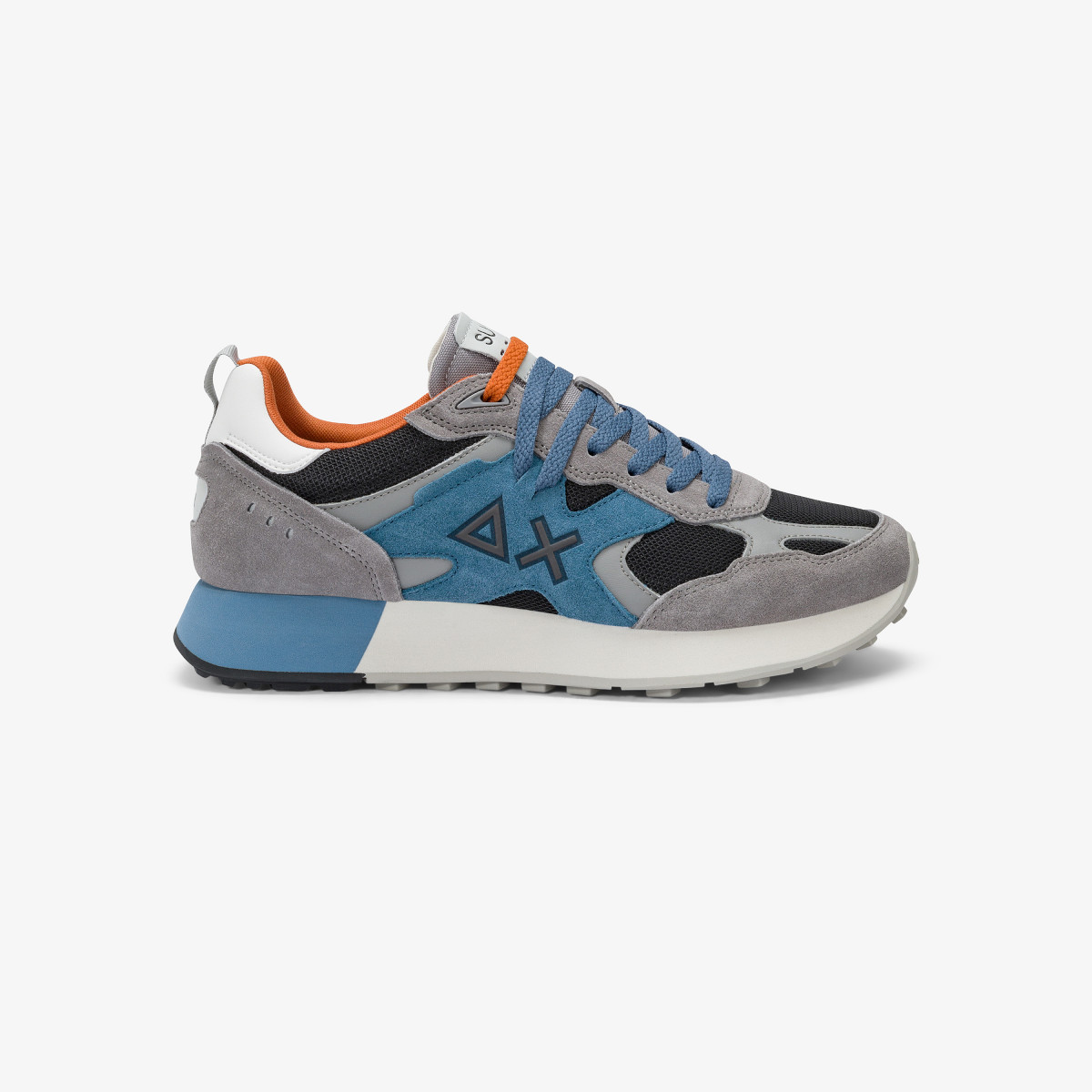 Sneaker Jaki Outdoor in mesh e suede grigio medio