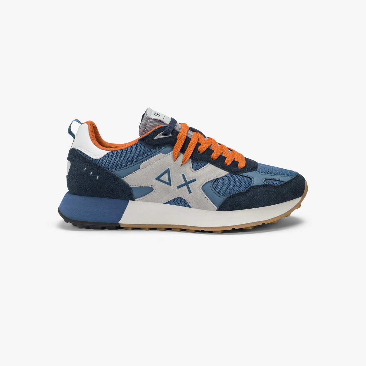 Sneaker Jaki Outdoor in mesh e suede avio scuro