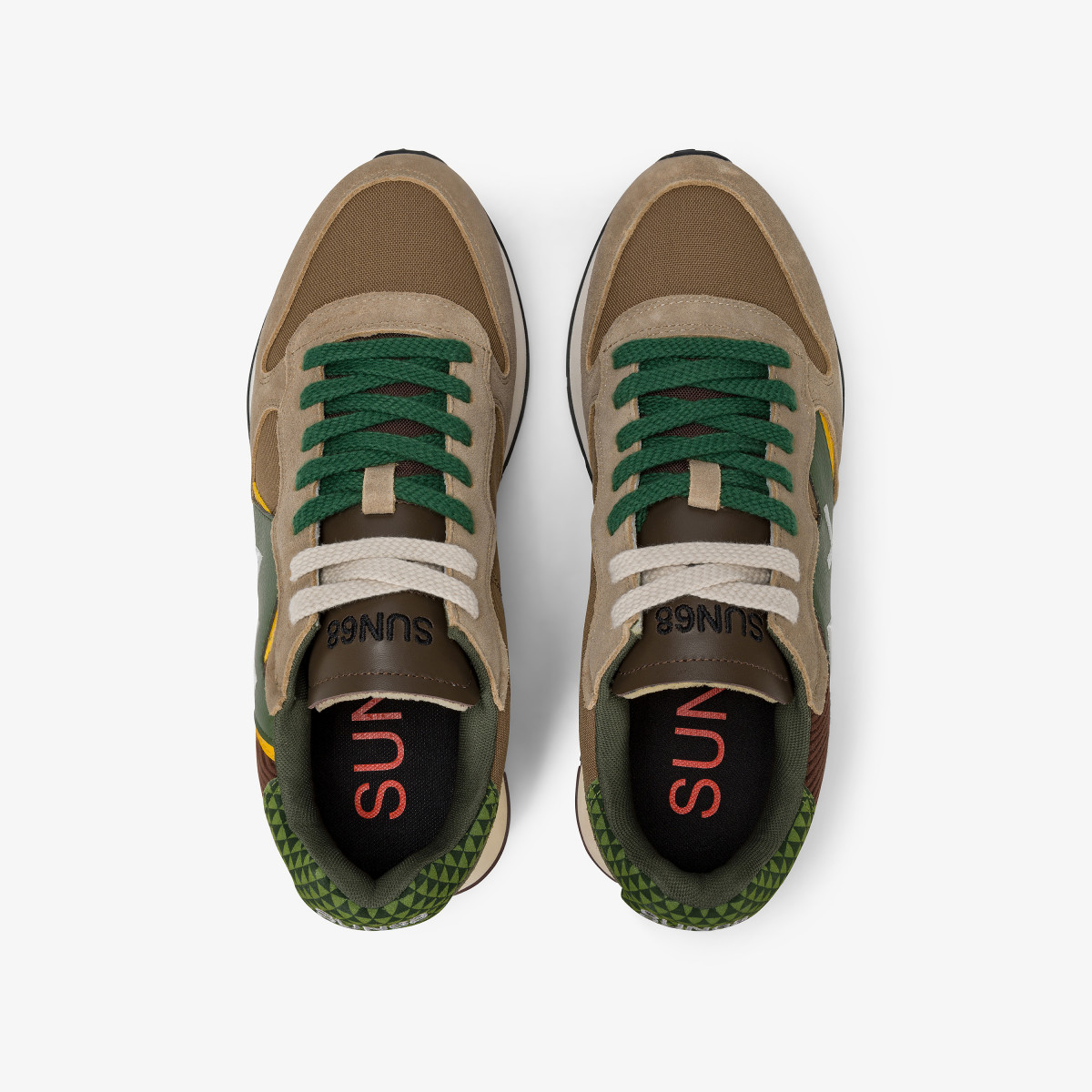 Fox Jaki Winter nylon and suede sneaker