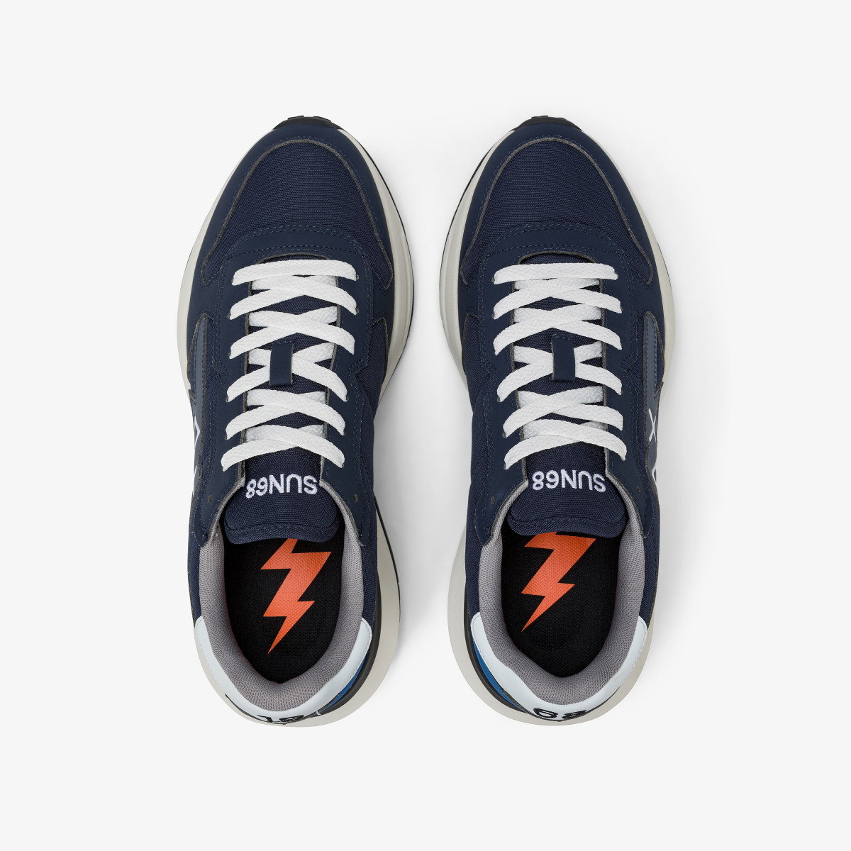 Sneaker Niki 2.0 Solid in nylon e PU navy blue