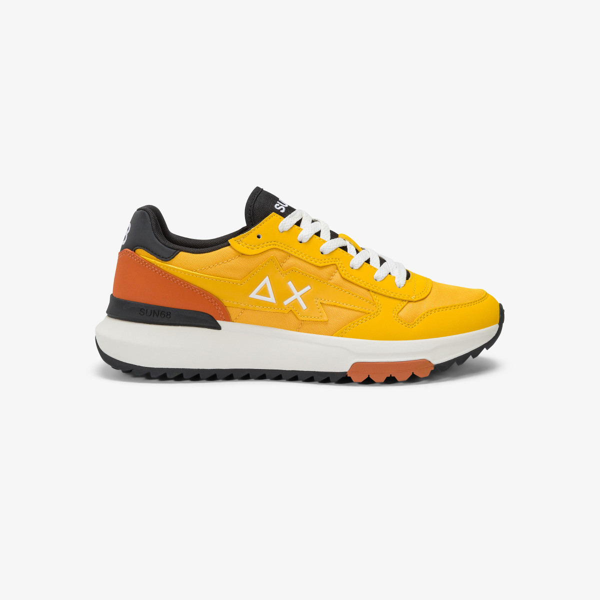 Yellow Niki 2.0 Solid nylon and pu sneaker