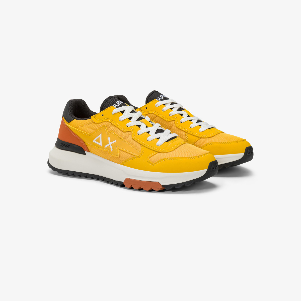 Yellow Niki 2.0 Solid nylon and pu sneaker