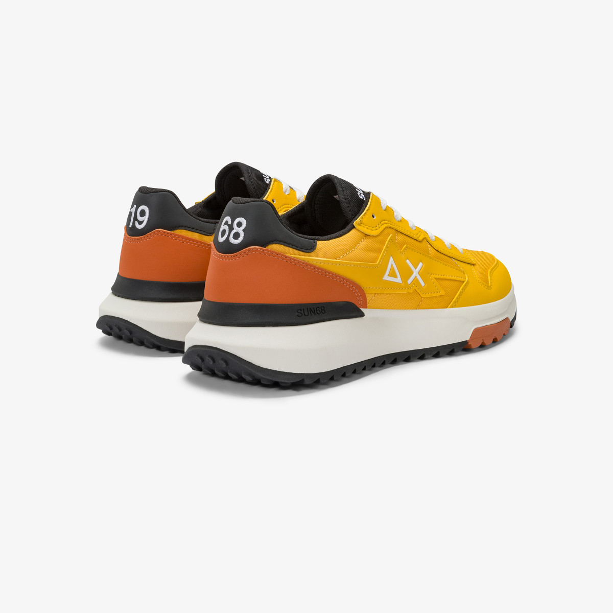 Yellow Niki 2.0 Solid nylon and pu sneaker