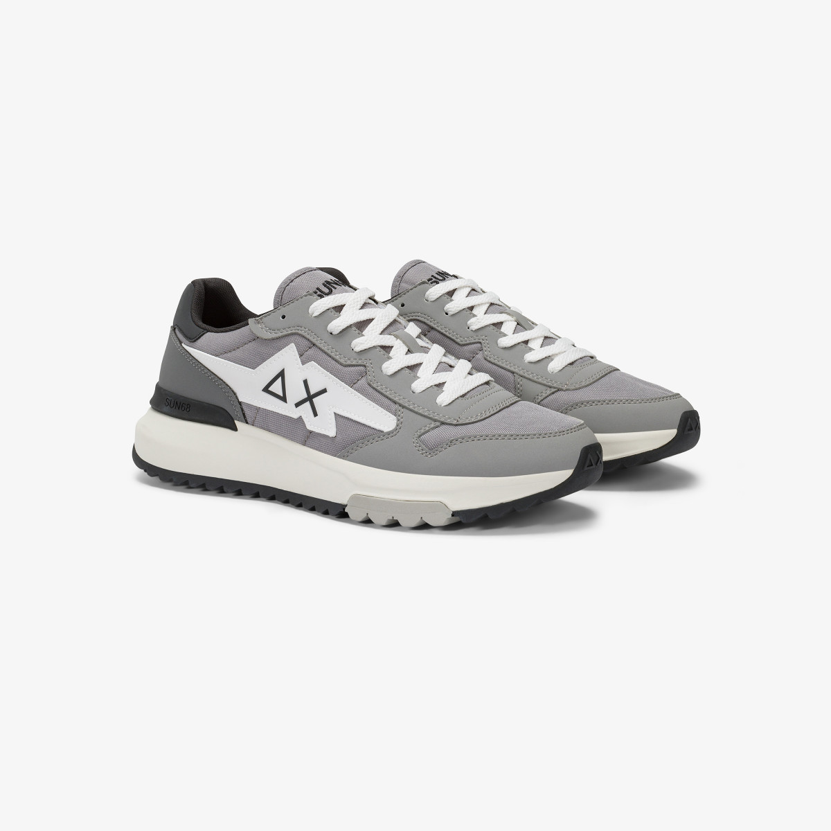 Medium grey Niki 2.0 Solid nylon and pu sneaker
