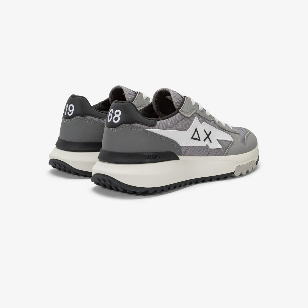 Medium grey Niki 2.0 Solid nylon and pu sneaker