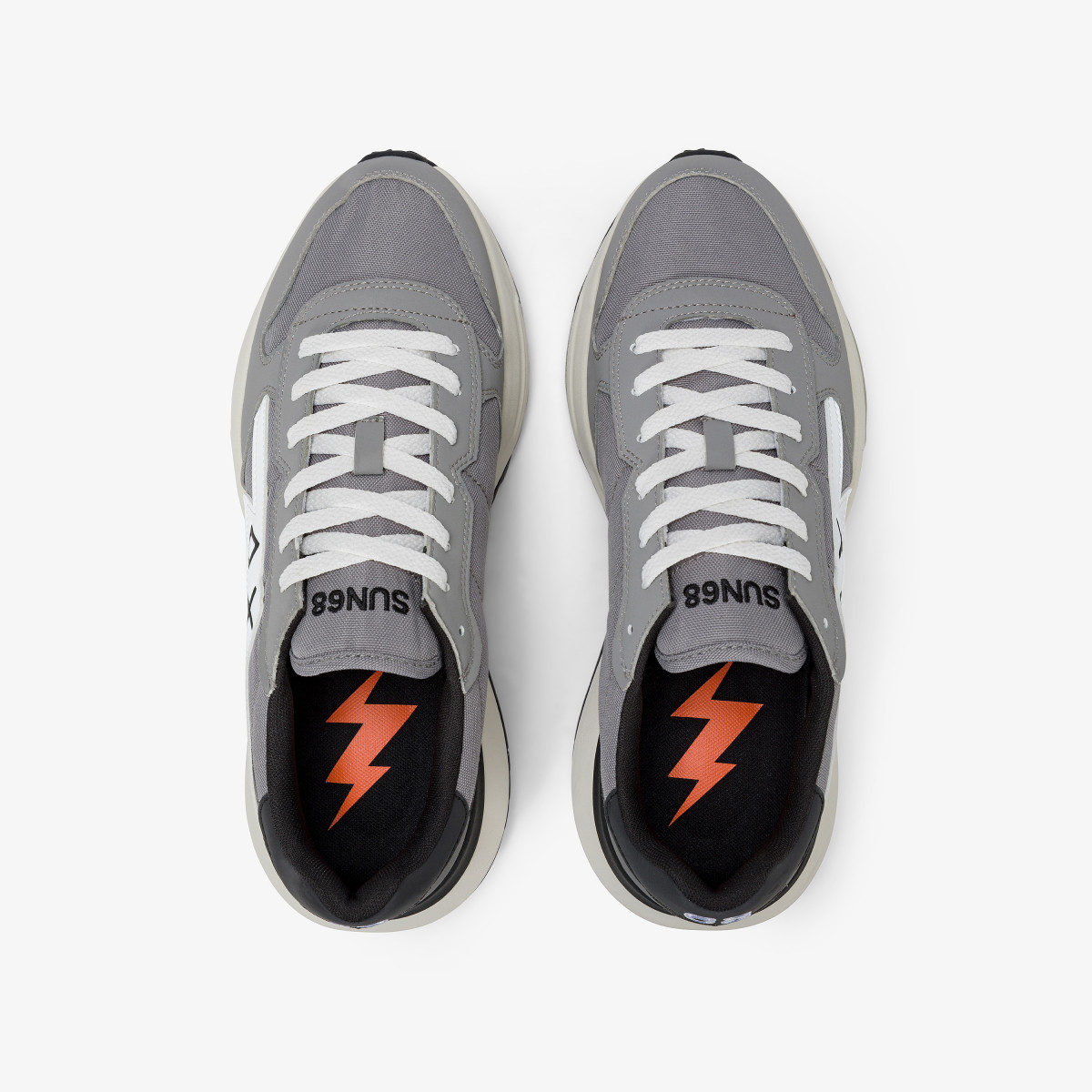 Medium grey Niki 2.0 Solid nylon and pu sneaker