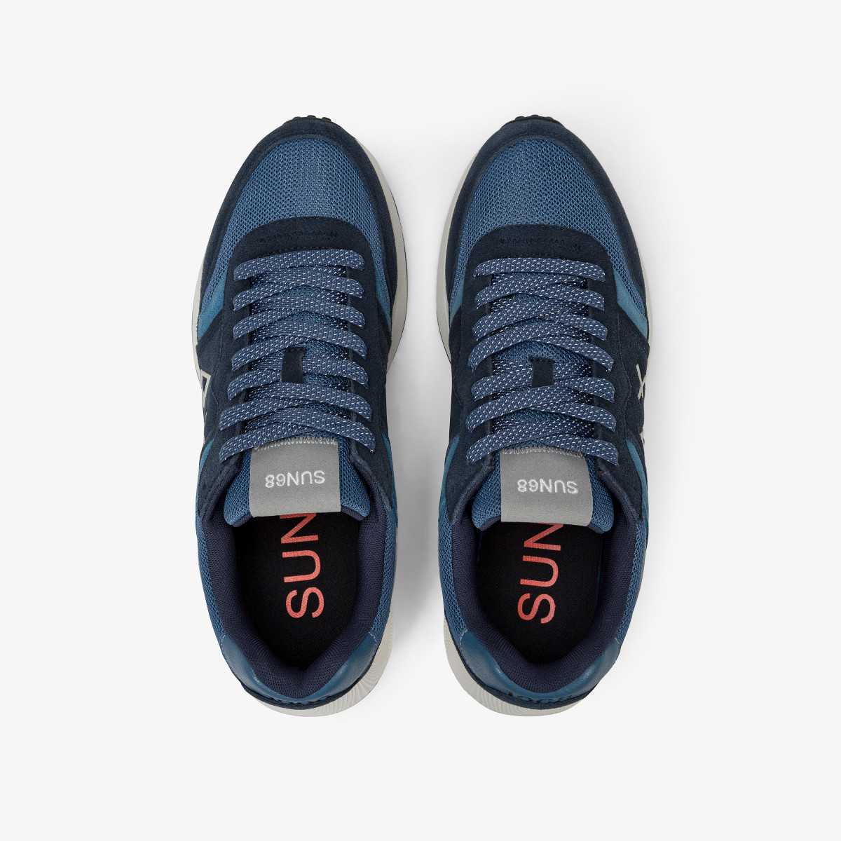 Sneaker Sun Daddy in nylon e suede navy blue
