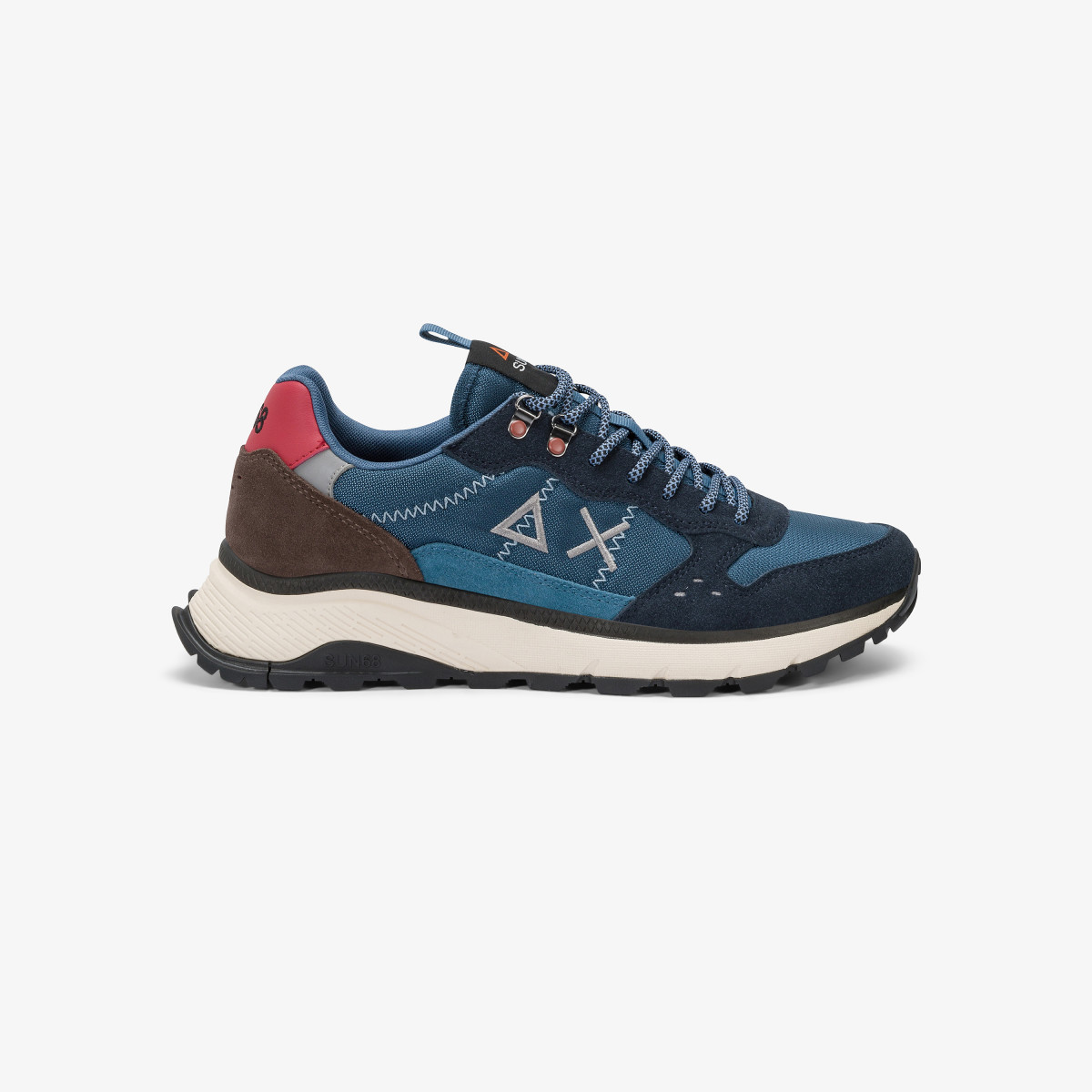 Sneaker Fire & Camping in cordura e suede navy blue