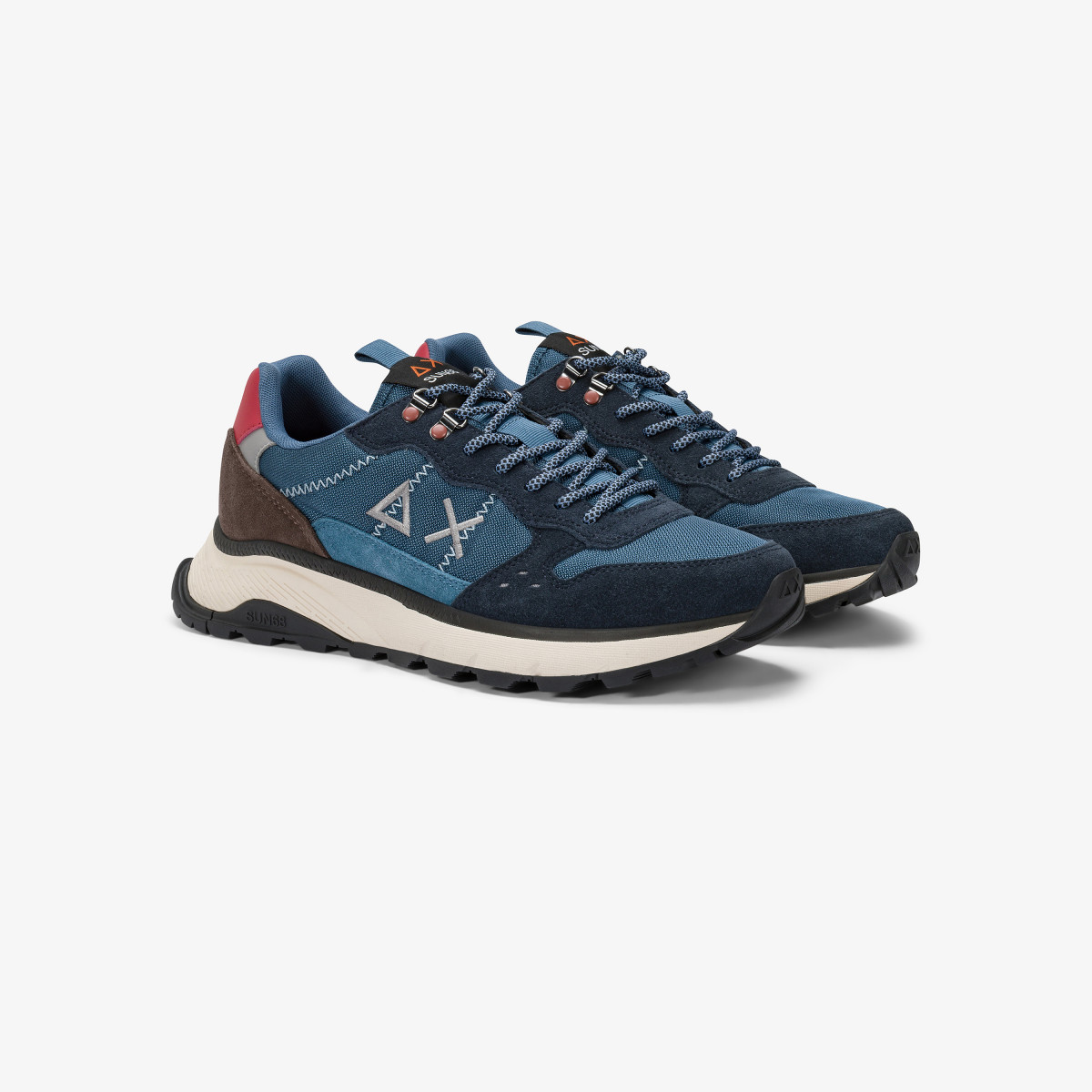 Sneaker Fire & Camping in cordura e suede navy blue